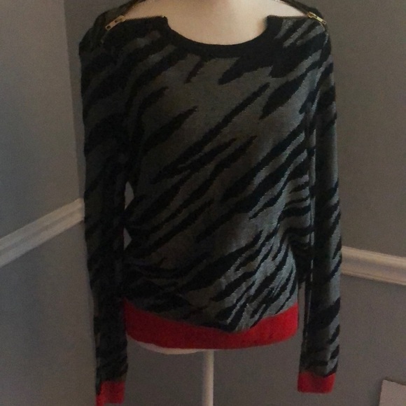French Connection Animal Print Sweater - Picture 8 of 8